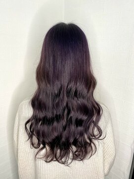 ユートピア(U topia) #ブリーチ1回で作る　#ラベンダーベージュ　#透明感カラー