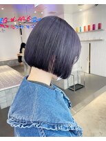 ゲーム 原宿店(GAME)&nbsp;パープル/ダブルカラー/ケアブリーチ/髪質改善/原宿