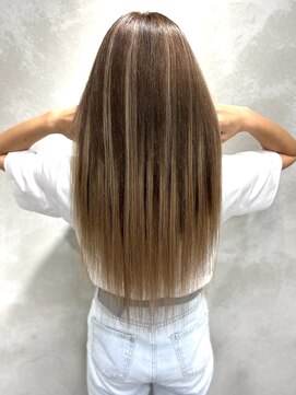 アルマバイロサ(ALMA by ROSA) ハイトーンベージュ×シールエクステ70枚 担当SE-YA