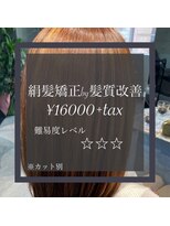 ヴィオラスバイポッシュ ギンザ(Violus by Posh GINZA)&nbsp;絹髪矯正by髪質改善