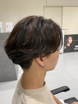 エース 間明店(A) ニュアンスパーマ センターパート