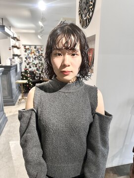 カシカ(casica) ボブ+パーマ