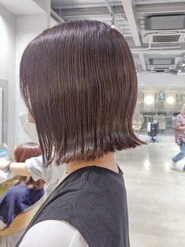 オーガニック リブ 川越(organic+live) 大人可愛い大人美人くすみカラーアッシュグレーベージュ