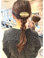 トッカ 札幌(tocca) 編みおろしヘアアレンジ