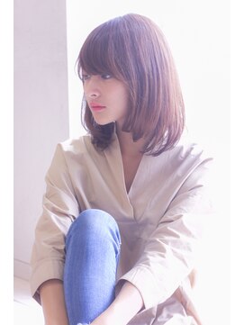 ラフ フロム ガーデン(Laf from GARDEN) 【寺尾拓巳】大人かわいいグレージュひし形小顔ミディアム