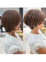 アンド ストーリーズ(&STORIES)&nbsp;ショートボブ髪型40代50代60代前髪あり前髪なし【橋本】