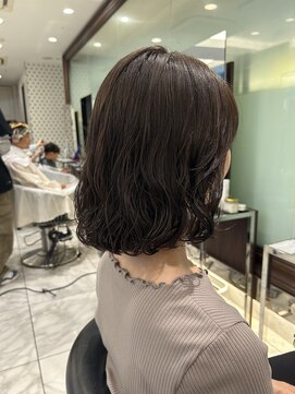 アピッシュ ギンザ(apish ginza) 伸ばしかけボブパーマ/ボブパーマ/プードルパーマ/ロブパーマ