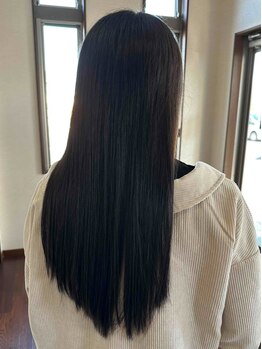 ヘアーサロン オリーブ(HairSalonOlive)の写真/エアーウェーブパーマは取れにくく、持ちが良く人気◎自然な仕上がりの縮毛矯正でナチュラルな仕上がりに♪