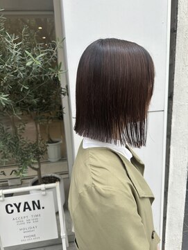 シアン 矢場町店(CYAN.) 結びたい方に!前下がりボブ
