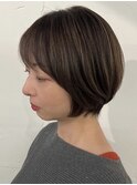 《me’lou》小顔ショート×ナチュラル20代30代40代50代