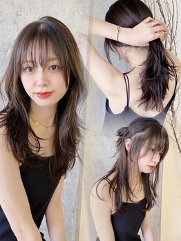 ミリ(mm)の写真/ミリ単位までこだわったカットで魅せる圧巻の似合わせテクで、顔周りの可愛さは別格☆【仙台/髪質改善】