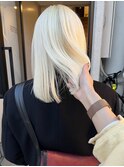 〈atsuno〉抜きっぱなしホワイトブロンド【ハイブリーチ】