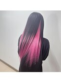 エクステでハイライトヘアー