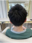 小学生男の子キッズメンズカットツーブロックショート刈り上げ