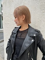 ロンドワン 三宮元町(Lond one) ハイトーンボブ/ミルクティーベージュ