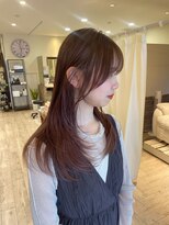 ヘアメイク シュシュ(Hair make chou chou)&nbsp;小顔ヘア/簡単スタイリング/レイヤーボブ/顔周り/伸ばしかけヘア