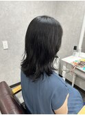 コテ巻き風パーマ