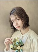 ボブ 20代30代40代ヘア 切りっぱなし 三ノ宮
