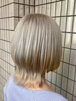 マティーナ ヘアー 池袋(Matina hair)&nbsp;【ハイトーン/ホワイトベージュ/ウルフカット】池袋美容室