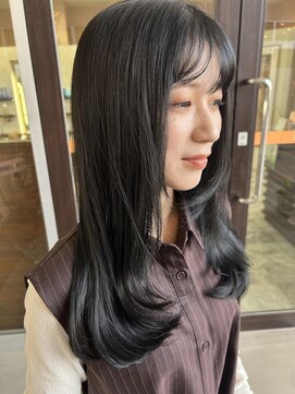 エイム ヘアメイク 横川店(eim HAIR MAKE) black×layer