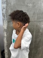 メンズサロン キング 心斎橋店(Men’s salon K!ng)&nbsp;ホワイトメッシュ/ツイスト/ツイスパ/パーマ/メンズ/眉毛/心斎橋