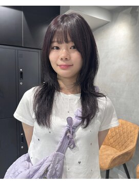 シャルムバイケンジ(Charm.by KENJE) 【 銀座/レイヤー 】ザクザクレイヤー/ラベンダーグレージュ/艶