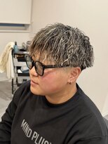 ブランチオム 大分大在店(branch homme) カット+ハイライトブリーチ+ツイストスパイラル+炭酸ケア