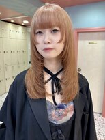 リコバイアフロート(riko by afloat)&nbsp;姫カット/レイヤーカット/ケアブリーチ/ベージュ/ハイトーン