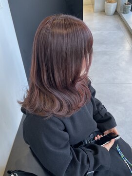 ゴウトゥデイシェアサロン 町田店(GO TODAY SHAiRE SALON) ブリーチ無しくすみピンクカラー1