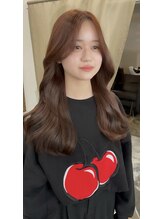 ベルダ(BELDAD)&nbsp;ベージュカラーの韓国巻きヘア