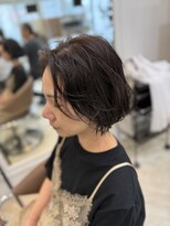 ティーズヘアー(T's HAIR)&nbsp;ボブパーマ/ナチュラルブラウン