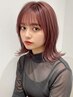 【期間限定】カット+ブリーチなしダブルカラー+色もちトリートメント