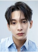 韓国マッシュカルマパーマ韓国風センターパートニュアンスパーマ