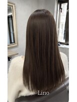髪質改善Lino hair/縮毛矯正/白髪ぼかし/ハイライト/メンズカット【リノヘア】 髪質改善ストレート/髪質改善縮毛矯正/ロングストレート2