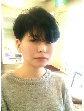 ピンク(PINK) ツーブロマッシュ