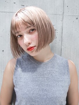 ルティア(Lutia) 切りっぱなしボブ シースルーバング ダブルカラー☆