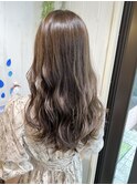 メルティーカラーフェミニンロング似合わせカット[原宿/表参道]