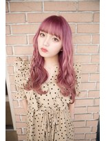 サロンドミルク 原宿(salon de MiLK)&nbsp;【salon de MiLK 原宿】ウェーブ×ピンクラベンダー