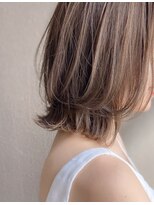 道村/外ハネボブ/イルミナカラー/グレージュカラー/