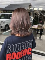 ナンバー(number+)&nbsp;透明感カラー★ダブルカラーブリーチピンクブラウン