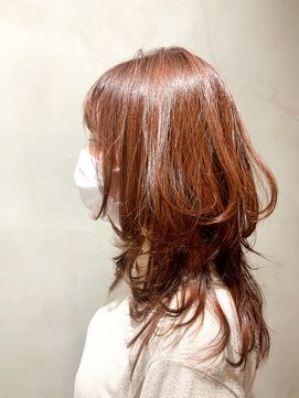 リンダイーロ(Linda Hiro) 【札幌円山 ウルフ/カラー(オレンジ)/髪質改善トリートメント】