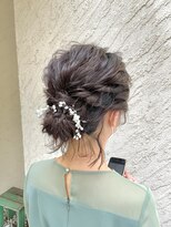 ピーブランズヘアー 大野城コモレビ(P-brandshair onojo Komorebi) ［stylist 今井］肩上ボブ×ルーズアップ