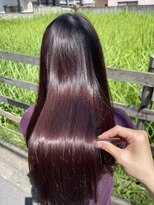 マノハル(MANOHARU) 【わだロング】細くて絡まりやすいくせ毛、髪質改善ピンクカラー