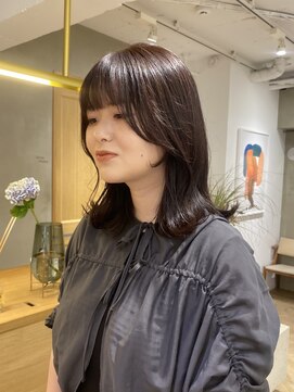 ローレン(LOREN) 【LOREN】ピンクブラウン　顔まわりカット