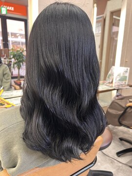 エイム ヘアメイク 横川店(eim HAIR MAKE) black × gray