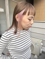 チュダック(ChuDuck) 韓国風《インナーピンク》ハイトーン/ケアブリーチ/ダブルカラー