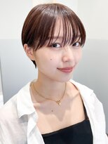 30代40代50代耳かけショート前髪なしハンサムショートカット