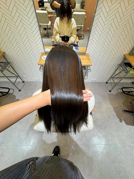 ニノット 武蔵小杉(○nino.) #美髪#エアリーロング#ピンクブラウン#切りっぱなしボブ