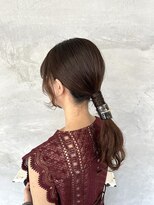 レオニード 表参道(LEONID)&nbsp;岡田≫結婚式お呼ばれタイトローポニー