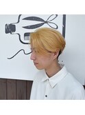 ☆ブロンドセンターパート☆横山飛翔
